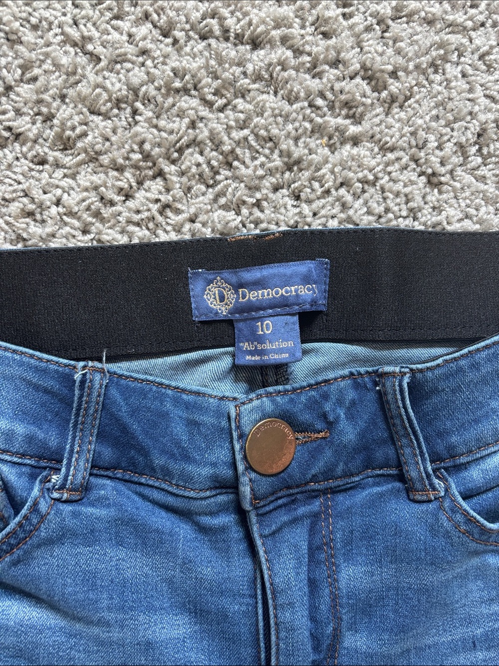 Democracy Women's Medium Blue Bootcut Jeans - Picture 5 of 16